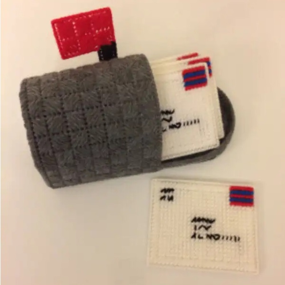 🔥HOST PICK New Mailbox Drink Coasters Cute Postal Gift Handmade Grey Home Decor